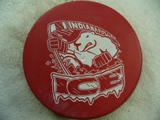 CHL Indianapolis Ice '01 Steven Kirkpatrick Honor Logo Hockey Puck Collect Pucks