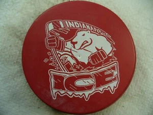 Disco de hockey CHL Indianapolis Ice '01 Steven Kirkpatrick logotipo de honor discos de colección - Imagen 1 de 2