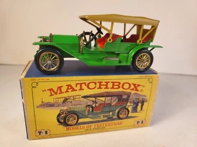 Diecast Matchbox 1950's Models of Yesteryears Y-9 1912 SIMPLEX mint in box. - Immagine 1 di 4