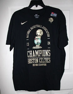NWOT Nike Team Boston Celtics 23-24 Champions Men's Large Locker Room T-shirt - Picture 1 of 2