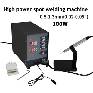 220V Spot ARC Welder Pulse Argon 100W F/ Jewelry Gold Automatic Welding Machine - Picture 1 of 14