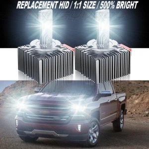D5S LED Headlight Bulb Kits 38000LM Fit Chevrolet Silverado 1500 2016 2017 2018 - Bild 1 von 13