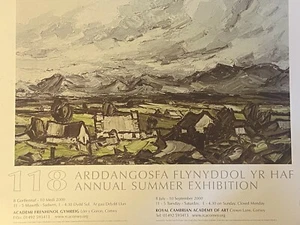 KYFFIN WILLIAMS JÄHRLICHE SOMMERAUSSTELLUNG POSTER ROYAL CAMBRIAN ACADEMY CONWY - Bild 1 von 5