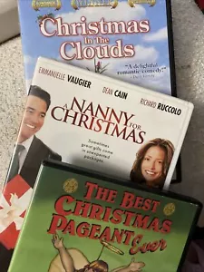 3 Christmas DVD A Nanny For Christmas Christmas in the Clouds Best Pagent - Bild 1 von 12