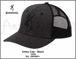 BROWNING Turley Black Cap Hat SKU: 308785891 Authorized Dealer - Picture 1 of 4