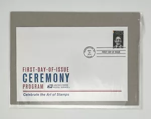 US 2014 ITEM #472030 HARVEY MILK FIRST DAY OF ISSUE CEREMONY PROGRAM - SEALED - Picture 1 of 3