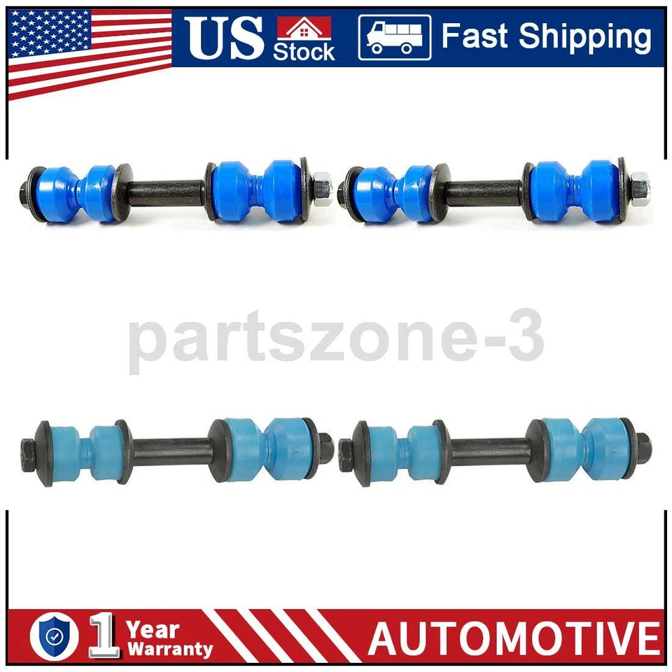 Kit de 4 enlaces de barra estabilizadora delantera trasera para Buick Park Avenue 3,8 L Buick Riviera 3,8 L Foto 1 de 4