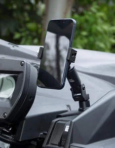 Soporte para teléfono celular con montaje en teléfono KEMIMOTO UTV X3 para Can-Am Maverick X3 2017-2025 - Imagen 1 de 16
