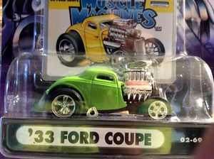 MUSCLE MACHINES 1933 FORD COUPE - 1/64 - 33 STREET ROD - - Picture 1 of 3