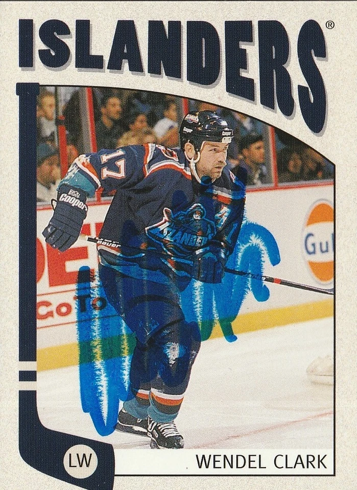 Wendel Clark - Signed 2004-05 In The Game Franchises Card #481 - Image 1 of 1