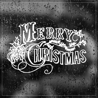 Christmas Shop Window Wall Vehicle Display Christmas Decal Vinyl Sticker Xmas 8 - image 1 of 3