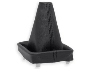 FOR PEUGEOT 306 1993-2002 GEAR SHIFT BOOT GAITER LEATHER STITCH BLACK - Picture 1 of 5