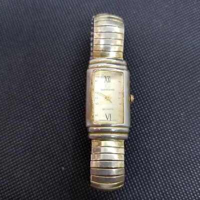 Reloj pulsera Giordano para mujer tono dorado esfera rectangular banda de expansión 18 mm Foto 1 de 4