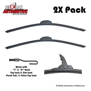 Set of 2 Bosch ICON Beam Wiper Blade 22" for 1997-2021 Ford Expedition - Bild 1 von 1