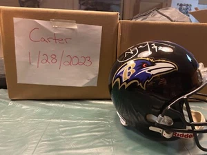 Haloti Ngata Signed Ravens Full Size Helmet  - COA - Bild 1 von 3