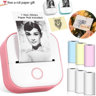 Phomemo T02 Pocket Thermal Sticker Printer Bluetooth Phone Photos Label Printing - Image 1 of 4