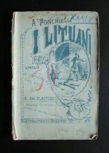 Ponchielli I Lituani Ghislanzoni Prima Rappresentazione Teatro alla Scala 1875 - Foto 1 di 4