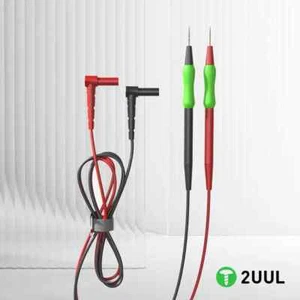 2UUL MT01 Multimetro Penna Protezione Polvere Spina Acciaio Placcato Oro Test Filo Cavo - Foto 1 di 15