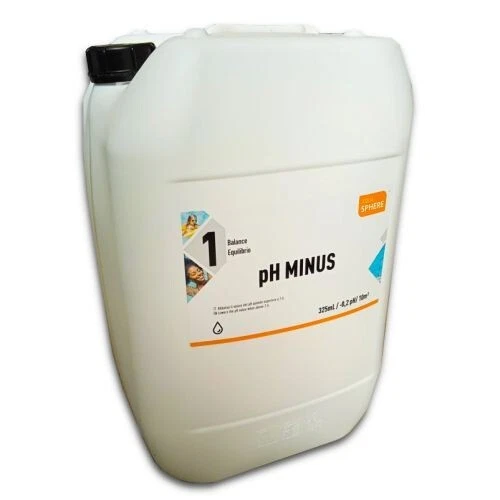 AQUA SPHERE FLUIDRA pH Minus liquido 25 KG - Riduttore Abbattitore pH - Trattamento Acqua piscina