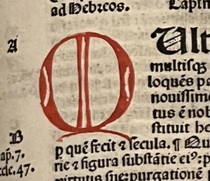 1484 Latin Bible / Acts and non-Pauline Epistles Bound with COA - Picture 1 of 11
