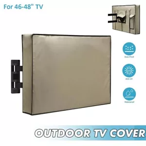 46-48inch Outdoor 600D TV Cover Waterproof Weatherproof Television Protector - Picture 1 of 9