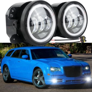 For Dodge Magnum 2005-2008 Front Pair Bumper Fog Lights Replacement Lamps - Picture 1 of 13