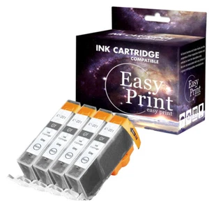 4PK Grey CLI-221 Ink Cartridge for PIXMA MP980 MP990 - Bild 1 von 1