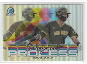 2023 Bowman Chrome "Prospect Process" Samuel Zavala #PRP-2 SD Padres NMT+ - Picture 1 of 2