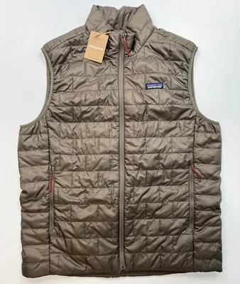 Men's PATAGONIA Nano Puff Insulated Vest #84243 MARLOW BROWN (MRLB) - Image 1 of 3