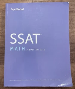Ivy Global SSAT Math, 2nd Edition - Paperback By Global, Ivy - GOOD - Bild 1 von 4