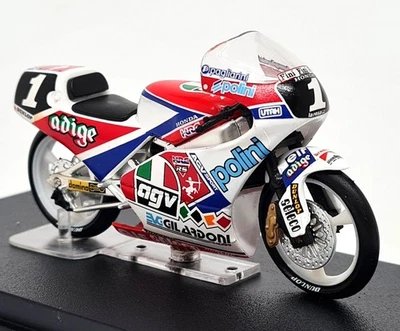 Deagostini 1/24 - Honda RS 125 Loris Capirossi 1991 Model Motorcycle - Image 1 of 4
