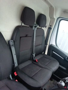 PEUGEOT Boxer X2-50 Passenger Front Double Seat cloth 18-23 . - Picture 1 of 7