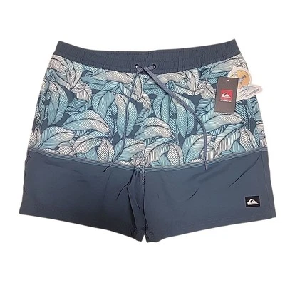 Quiksilver PARA HOMBRES XL Bañador Pantalones Cortos Con Bolsillos - Sombra Azul Foto 1 de 4
