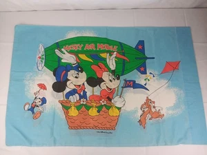 Vintage Disney Mickey Mouse Mickey Air Mobile Pillow Case Minnie Mouse Chip Dale - Bild 1 von 7