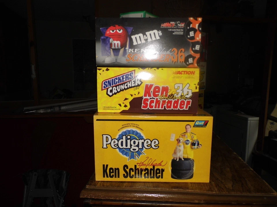 1/24th scale ken schrader  nascar diecast lot of 3 - Image 1 of 1