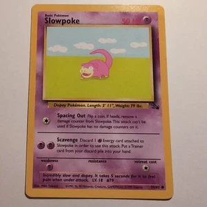 Slowpoke - Pokemon TCG Karte - Fossil - 55/62 - 1999 - English - Bild 1 von 2
