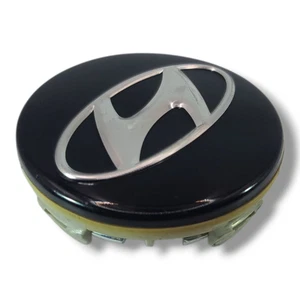 Hyundai Elantra / Ioniq / Veloster (BLACK) Wheel Center Cap Hubcap [Genuine OEM] - Bild 1 von 10