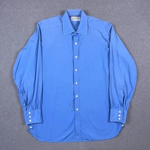 Turnbull & Asser Oberhemd Herren 16,5 - 42 Blau Baumwolle Made in England - Bild 1 von 13