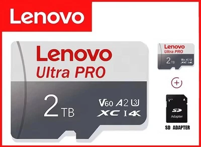 NEW / NEW Lenovo Ultra Pro 2048GB /GB (2TB) Micro SD Card Memory Card - Image 1 of 4