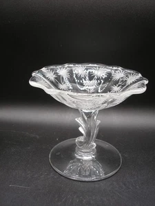 Vintage Fostoria Lido Comport with Flame Stem - 4 1/2" - Picture 1 of 4