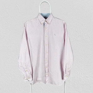 Schoffel rosa gestreiftes Hemd Langarm Tailored Fit Herren Small 15 UK38 - Bild 1 von 6