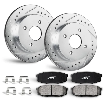 For Ford Fiesta (11-19) Front Brake Kit Rotors+Pads Foto 1 de 4