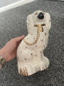 Royal Doulton Mantle dog 1378-4 Right Facing With Chain - Vintage Beswick - Picture 1 of 4