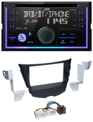 JVC MP3 USB 2DIN DAB Bluetooth CD Autoradio für Hyundai Veloster FS ab 2011 - Bild 1 von 4