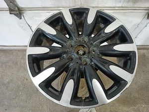 17x7 Wheel Rim 10 Single Flat Spoke Black and Silver 2016 Mini Cooper 11796394 - Picture 1 of 14