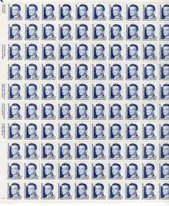 1990 40 Cent Chennault Great Americans full Sheet of 100 Scott #2187, postfrisch NH - Bild 1 von 1