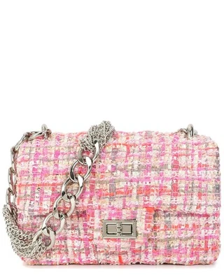 Tiffany & Fred Paris Wool & Leather Crossbody Women's Pink - Image 1 of 3