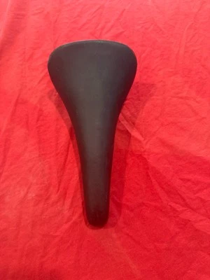vintage Selle San Marco Concor Supercorsa Saddle Leather 80's Italy road black - Image 1 of 4