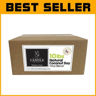 Cera para velas de soja de coco - 10 lb Foto 1 de 4