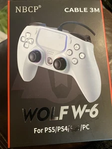 Wired Game Controller W/Hall trigger/TURBO For Sony PlayStation 5 PS4 PC - Picture 1 of 4